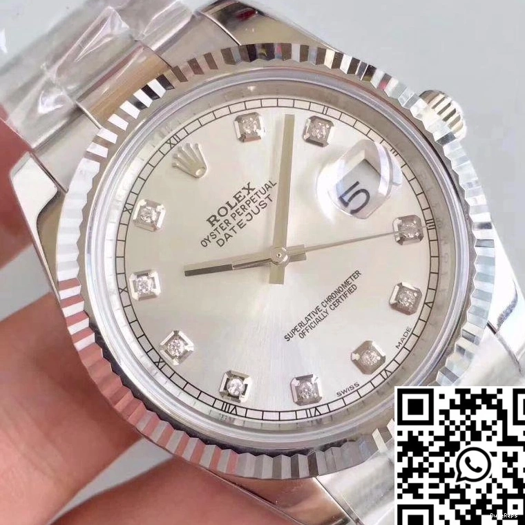Silver Datejust II 41MM EW 116334-0009 Dial Factory Rolex 0904